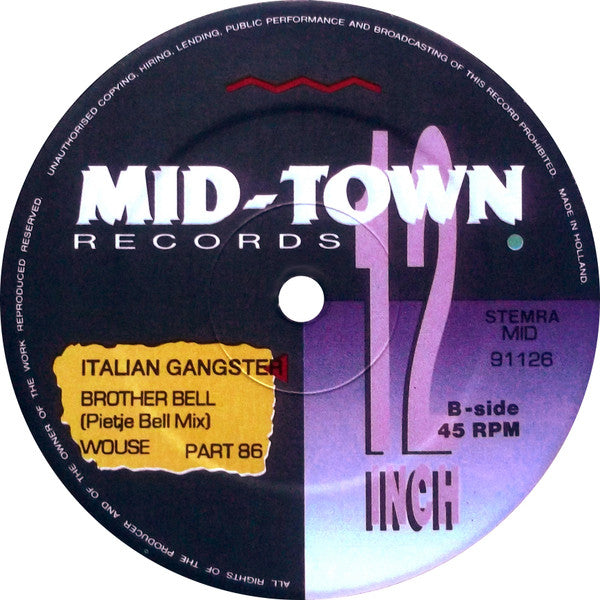 Italian Gangster : Brother Bell (12")