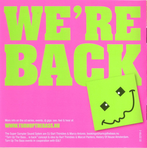 Various : Turn Up The Bass - Let The Bass Kick (2xCD, Comp, Mixed)