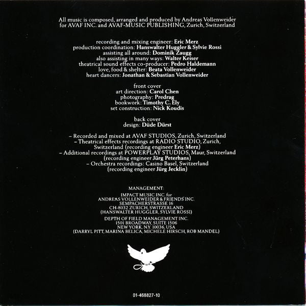 Andreas Vollenweider : Book Of Roses (Sixteen Episodes / Four Chapters) (CD, Album)