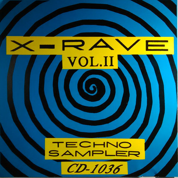 Various : X-Rave Vol. II Techno Sampler (CD, Smplr)