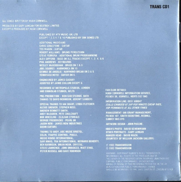 Hugh Cornwell : Wired (CD, Album)