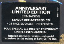 Wings (2) : Band On The Run (2xCD, Album, RE, RM + Box, Ltd, 25t)