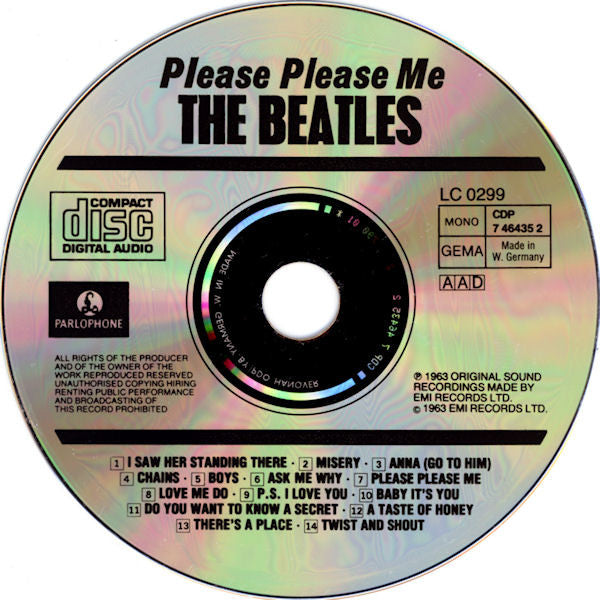 The Beatles : Please Please Me (CD, Album, Mono, RE)