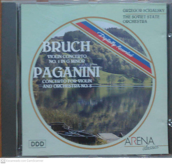 Max Bruch / Niccolò Paganini - Grzegorz Scigalski, Russian State Symphony Orchestra : Violin Concerto No. 1 In G Minor / Concerto For Violine And Orchestra No. 5 (CD)