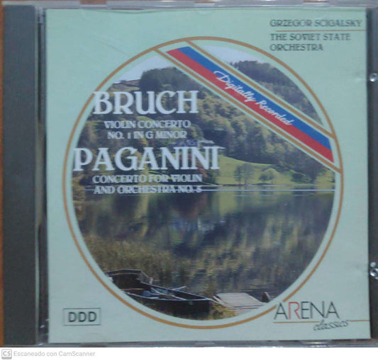 Max Bruch / Niccolò Paganini - Grzegorz Scigalski, Russian State Symphony Orchestra : Violin Concerto No. 1 In G Minor / Concerto For Violine And Orchestra No. 5 (CD)