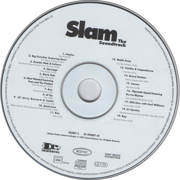 Various : Slam - The Soundtrack (CD, Comp)