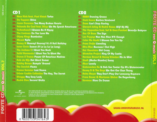 Various : Foute CD Van Q-Music Vol.7 (2xCD, Comp)
