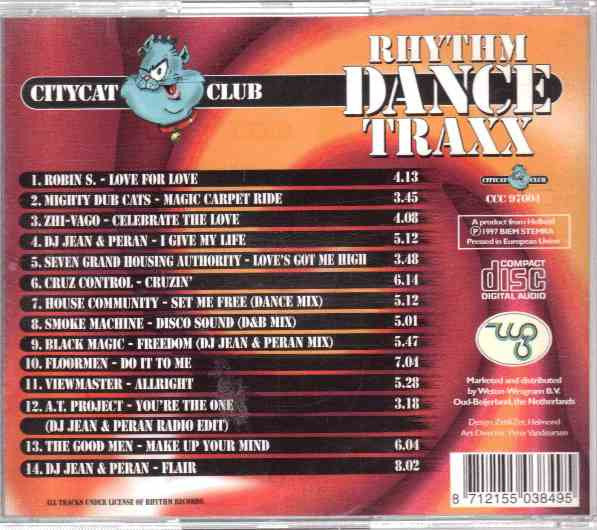 Various : Rhythm Dance Traxx (CD, Comp)