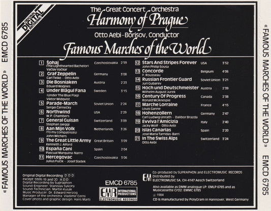 Komorní Harmonie, Otto Aebi : Famous Marches Of The World (CD)