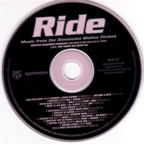 Various : Ride (Music From The Dimension Motion Picture) (CD, Comp)