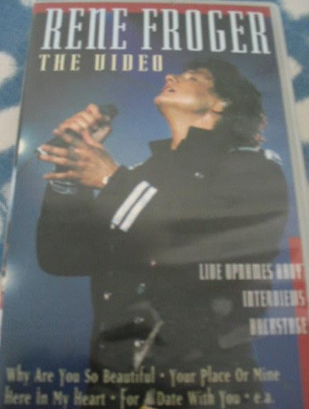 René Froger : The Video (VHS, Album, PAL)