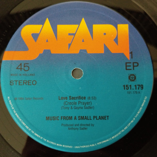 Music From A Small Planet : Love Sacrifice (Creole Prayer) (12")