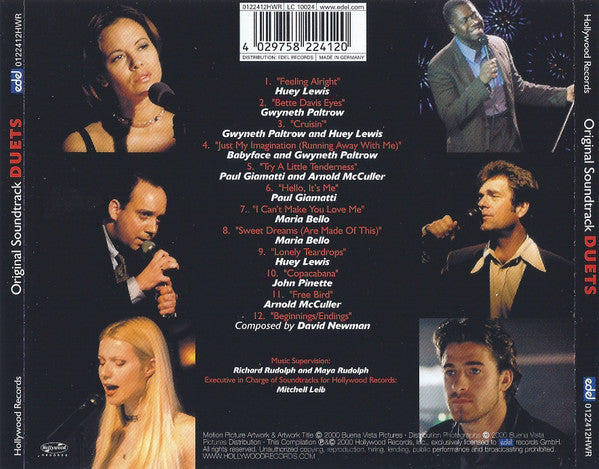 Various : Original Soundtrack 'Duets' (CD, Album)