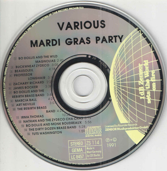 Various : Mardi Gras Party (CD, Comp)