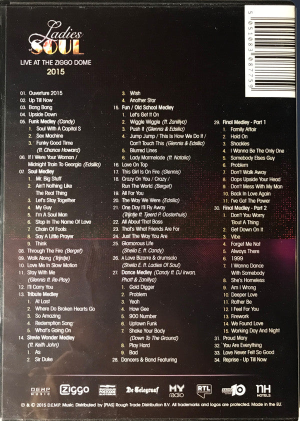 Ladies Of Soul : Live At The Ziggo Dome 2015 (DVD, Album, Liv)