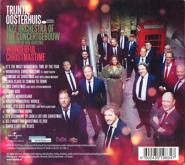 Trijntje Oosterhuis & Jazz Orchestra Of The Concertgebouw : Wonderful Christmastime (CD, Album)