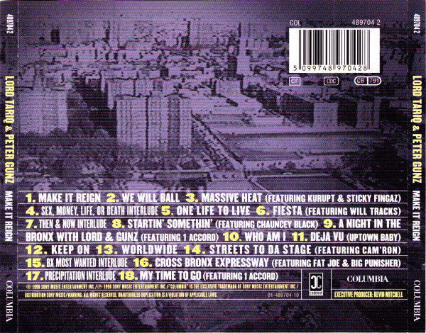 Lord Tariq & Peter Gunz : Make It Reign (CD, Album)