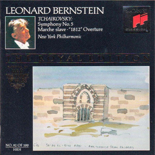 Leonard Bernstein, Pyotr Ilyich Tchaikovsky, New York Philharmonic : Symphony No. 5 / Slavonic March / "1812" Overture (CD, Comp, Ltd, RM, SBM)