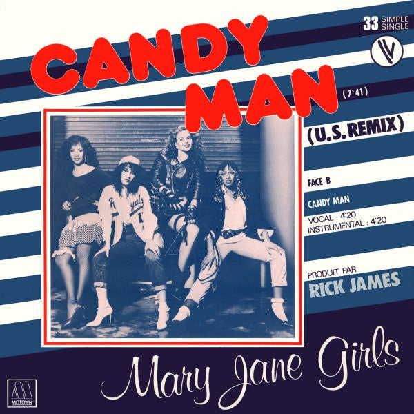 Mary Jane Girls : Candy Man (U.S. Remix) (12", Single, Ltd)