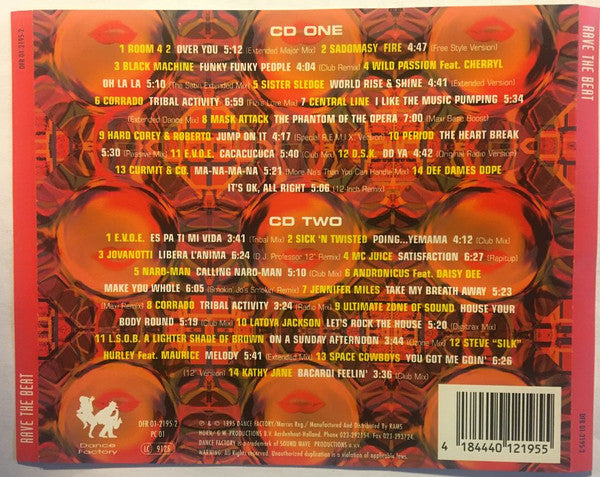 Various : Rave The Beat  (28 Full Lenght 12" Extended & Remixed Versions) (2xCD, Comp)