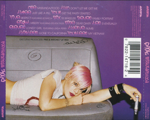 P!nk : M!ssundaztood (CD, Album, RE, Son)