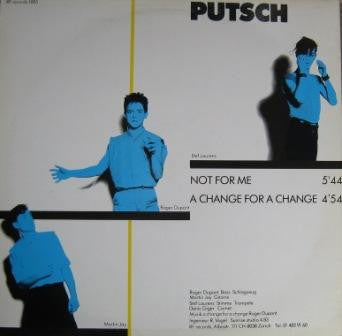 Putsch (2) : Geniess Es Nicht (12")