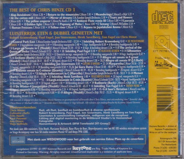 Chris Hinze : Luisterrijk Eten & Dubbel Genieten Met (2xCD, Album)