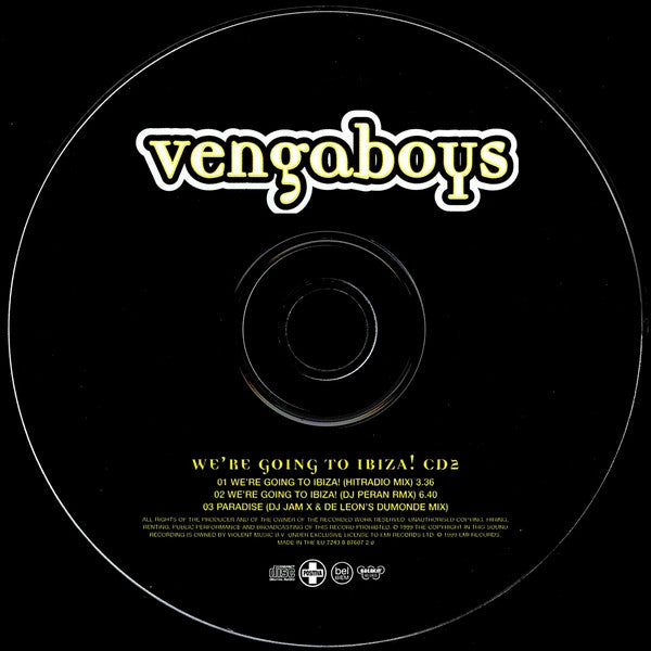Vengaboys : We're Going To Ibiza! (CD, Single, CD2)