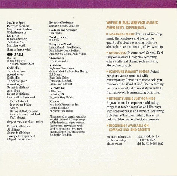 Bob Fitts : Proclaim His Power (CD)