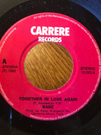 Babe (2) : Together In Love Again (7", Single)