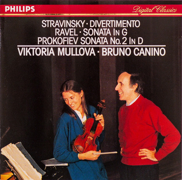 Igor Stravinsky / Maurice Ravel / Sergei Prokofiev, Viktoria Mullova · Bruno Canino : Divertimento / Sonata In G / Sonata No. 2 In D (CD, Album)