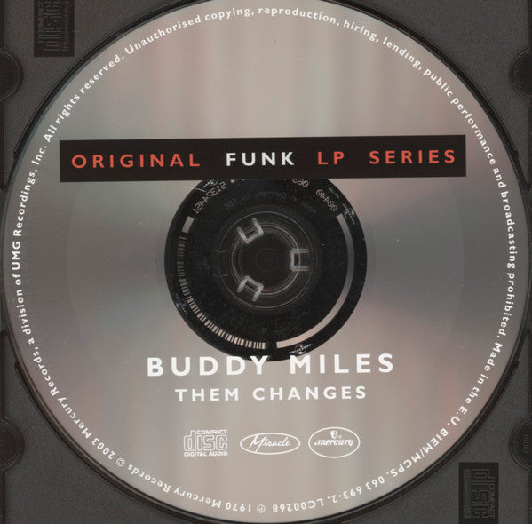 Buddy Miles : Them Changes (CD, Album, RE, RM, Dig)