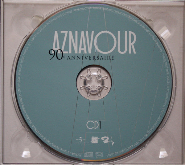 Charles Aznavour : 90e Anniversaire (4xCD, Comp)