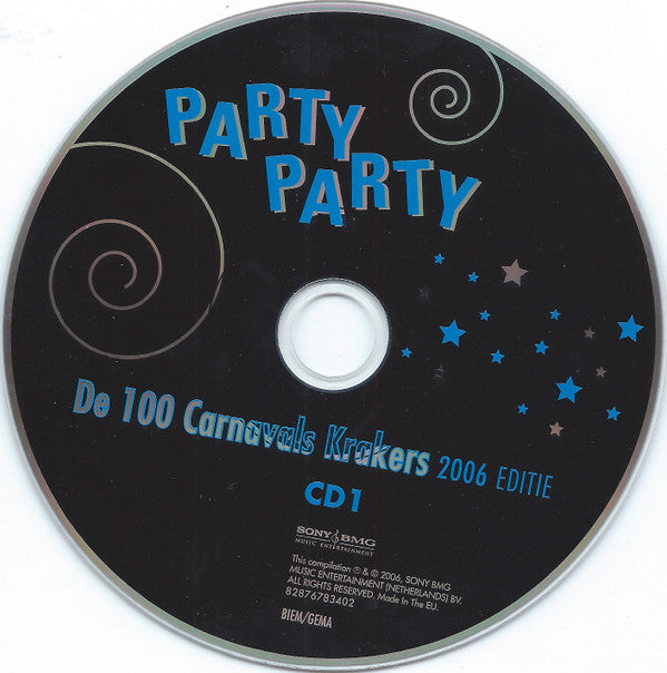 Various : Party Party - De 100 Carnavals Krakers - 2006 Editie (5xCD, Comp)