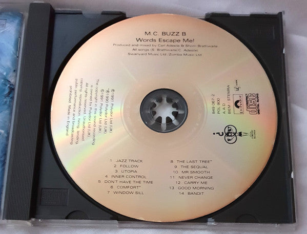 MC Buzz B : Words Escape Me! (CD, Album)
