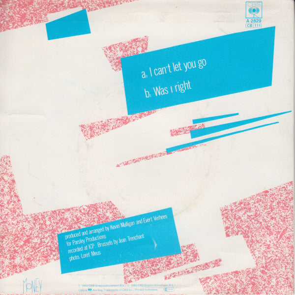 Talkback (2) : I Can't Let You Go (7", Single)