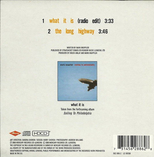 Mark Knopfler : What It Is (HDCD, Single)