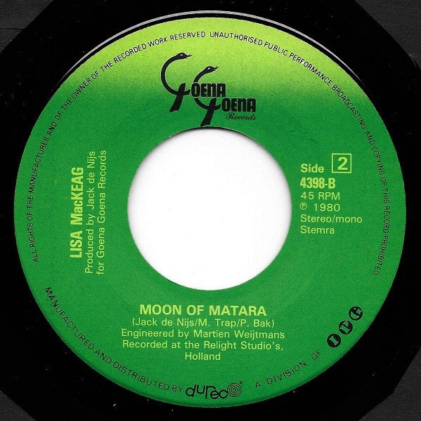 Jack Jersey & Lisa MacKeag : Send A Little Bit Of Love (7", Single)
