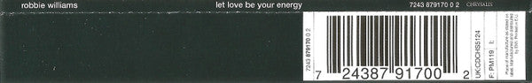 Robbie Williams : Let Love Be Your Energy (CD, Single, Enh)