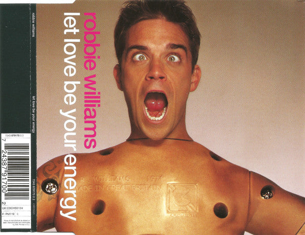 Robbie Williams : Let Love Be Your Energy (CD, Single, Enh)