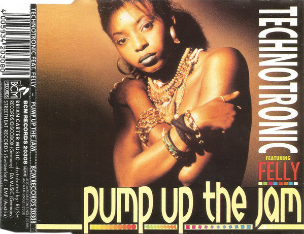 Technotronic Featuring Felly : Pump Up The Jam (CD, Single)