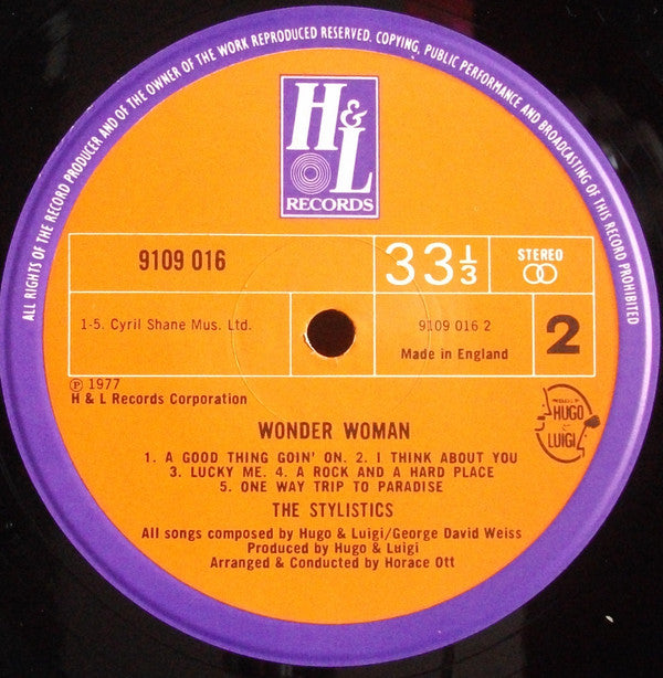 The Stylistics : Wonder Woman (LP, Album)