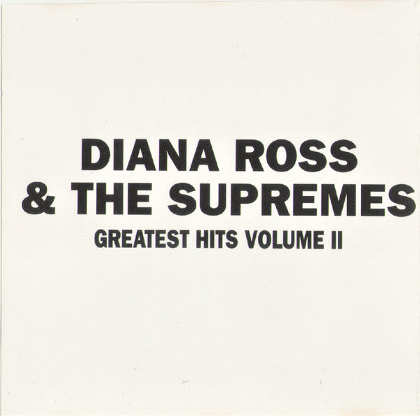 The Supremes : Greatest Hits - Volume II (CD, Comp, RE)
