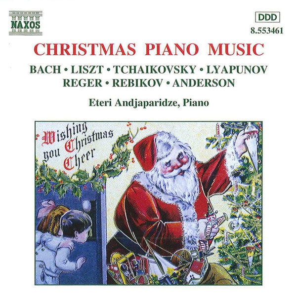Eteri Andjaparidze, Franz Liszt, Johann Sebastian Bach, Pyotr Ilyich Tchaikovsky, Sergei Lyapunov, Max Reger, Vladimir Rebikov, Leroy Anderson : Christmas Piano Music (CD, Album)