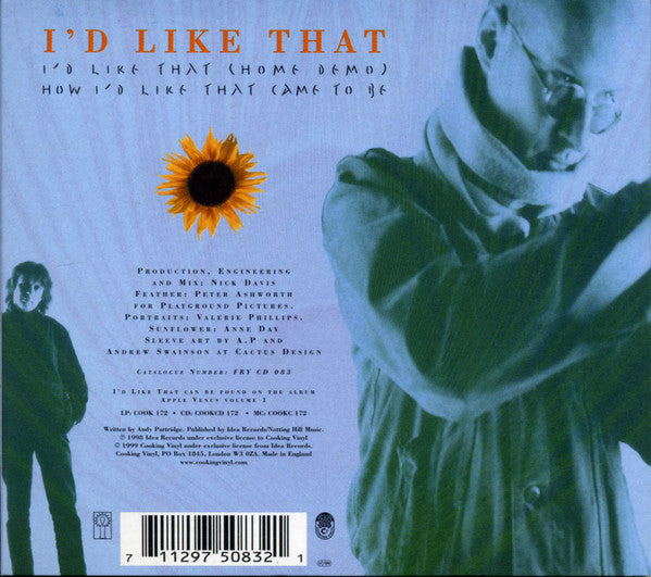 XTC : I'd Like That (CD, Maxi)