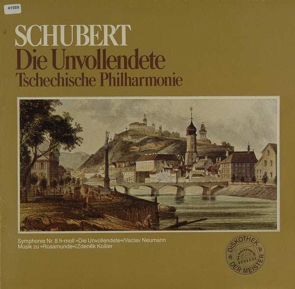 Franz Schubert, The Czech Philharmonic Orchestra : Die Unvollendete (LP, Club)