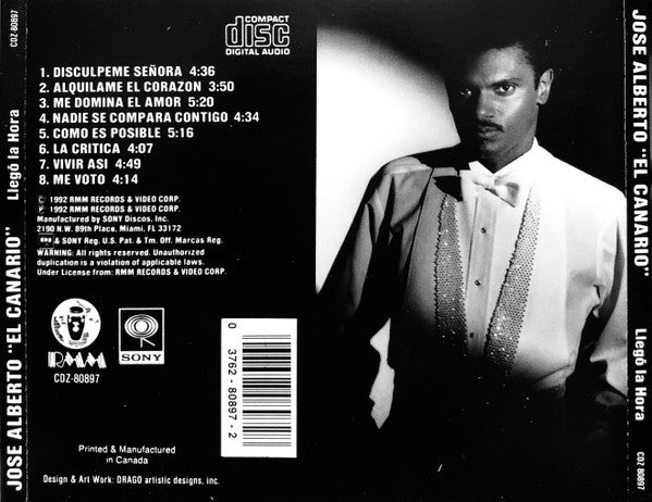 José Alberto 'El Canario' : Llego La Hora (CD, Album)