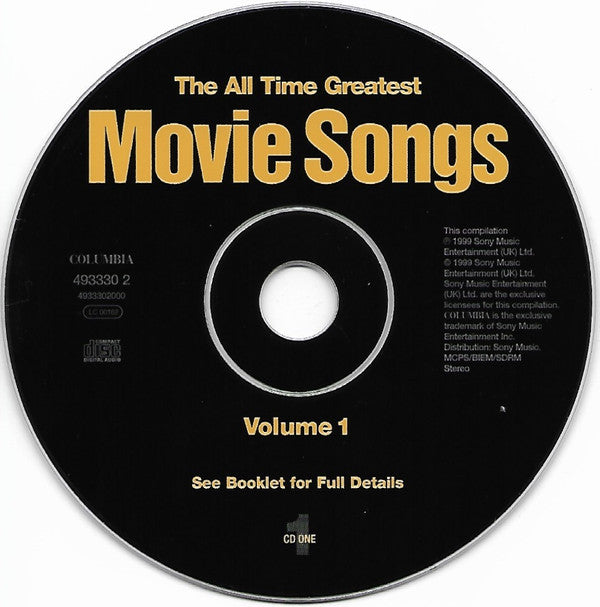 Various : The All Time Greatest Movie Songs Vol. 1 (2xCD, Comp)