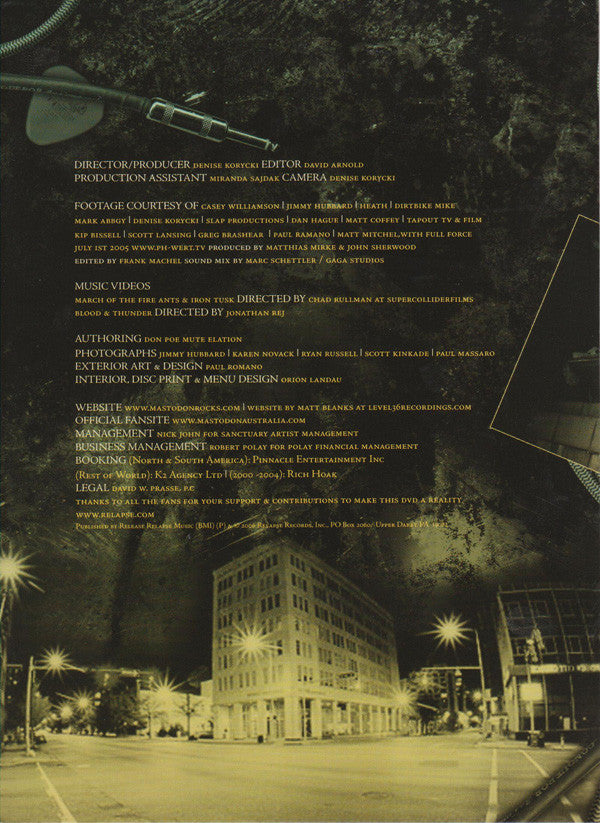 Mastodon : The Workhorse Chronicles (The Early Years: 2000 - 2005) (DVD-V, NTSC)