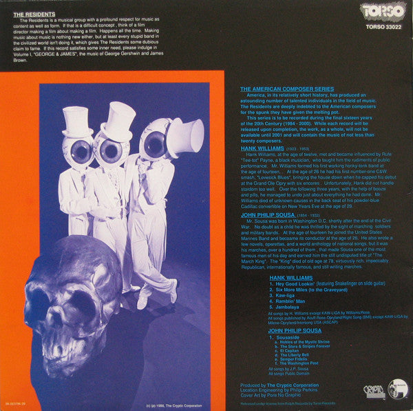The Residents : Stars & Hank Forever! (The American Composer's Series - Volume II) (LP, Album)